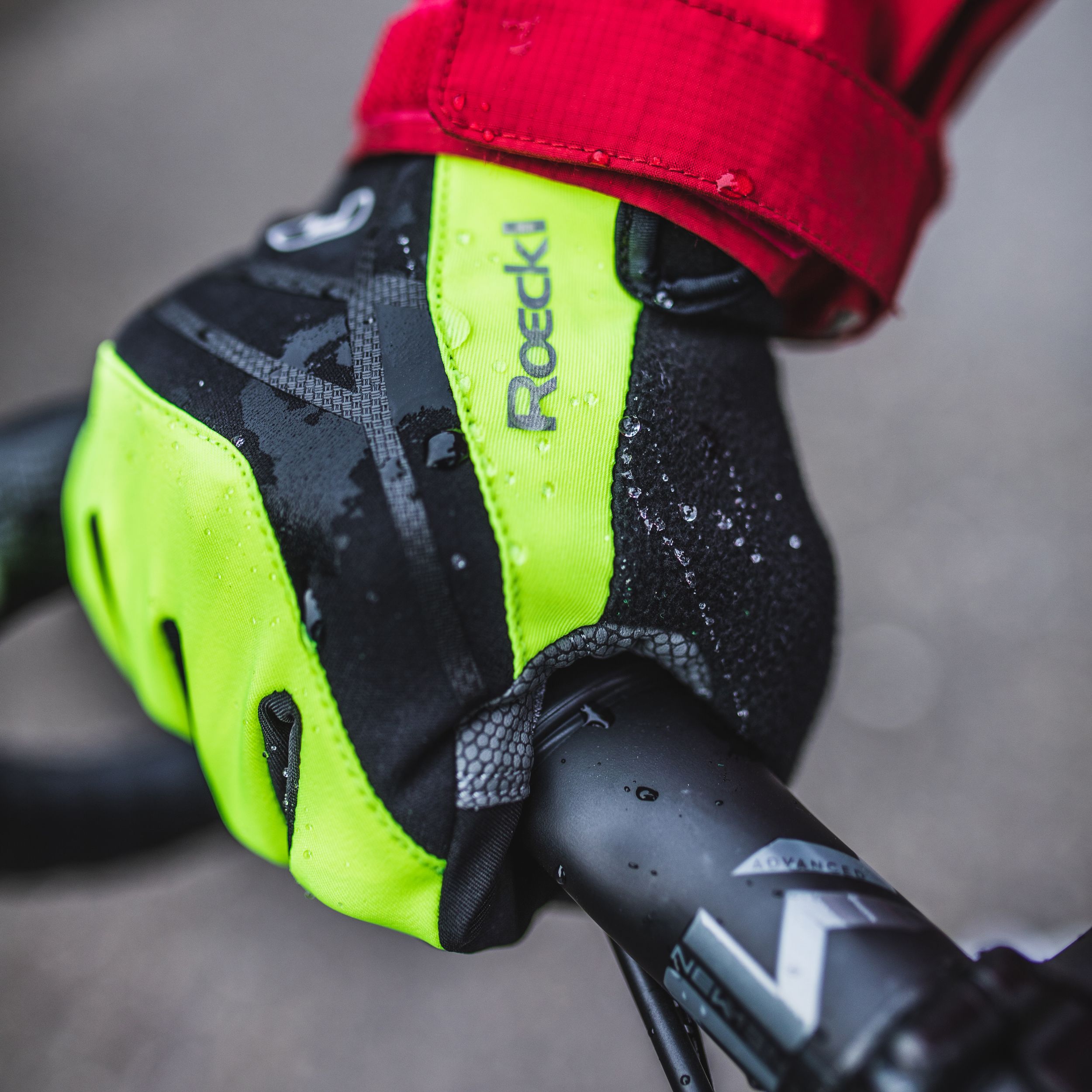 Roeckl fietshandschoen met All weather grip
