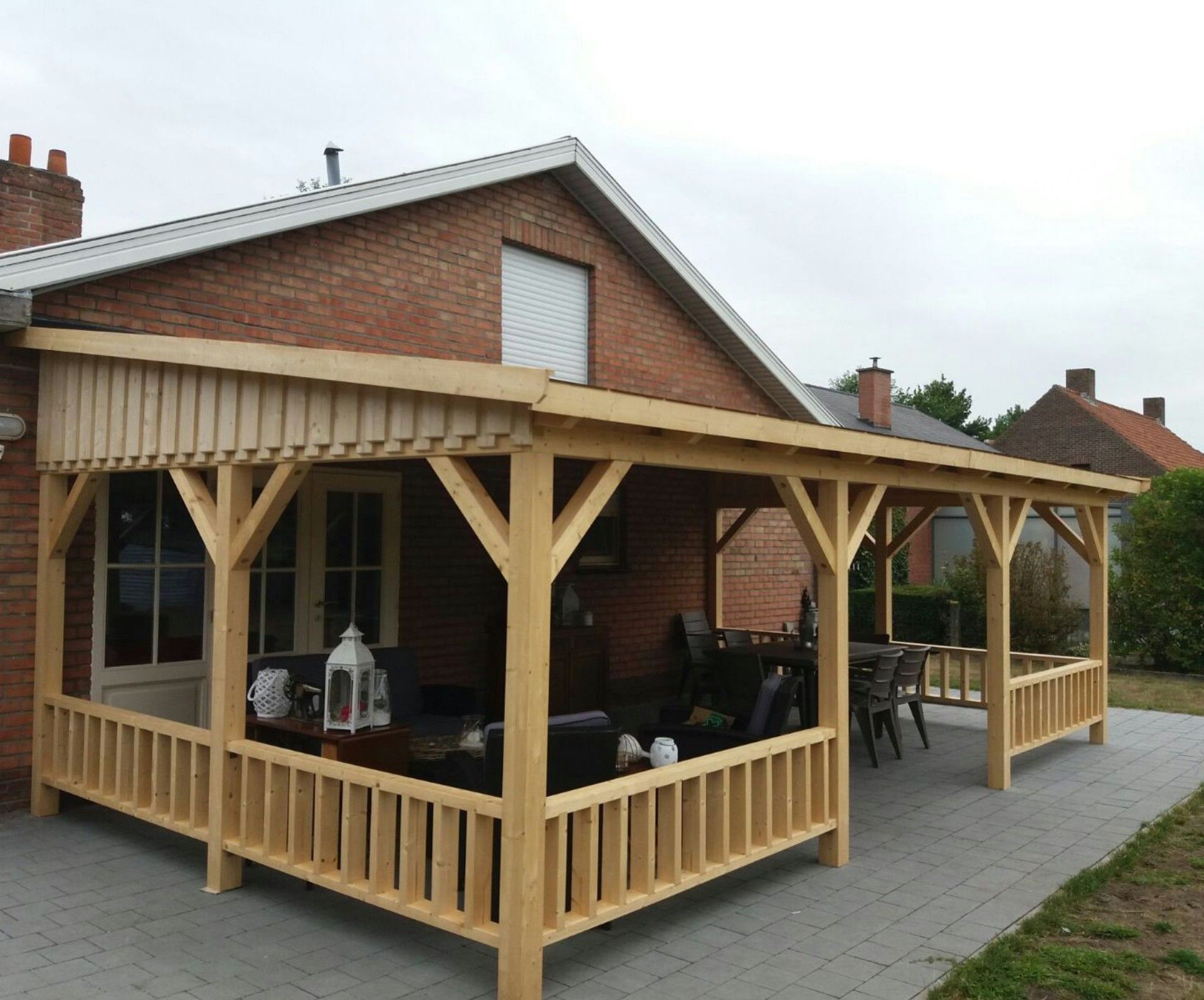 Betsy Trotwood Droogte Nautisch Azalp Houten veranda 700x350 cm kopen bij Azalp.nl
