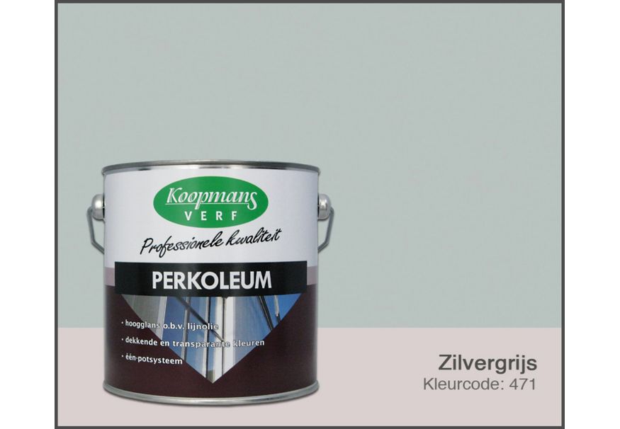 Koopmans Perkoleum, Zilvergrijs 471, 2,5L Zijdeglans Azalp.nl