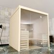 Foto van Azalp Massieve sauna Rio Glass 198.5x131 cm, 45 mm