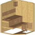 Foto van Azalp Massieve sauna Genio 166x166 cm