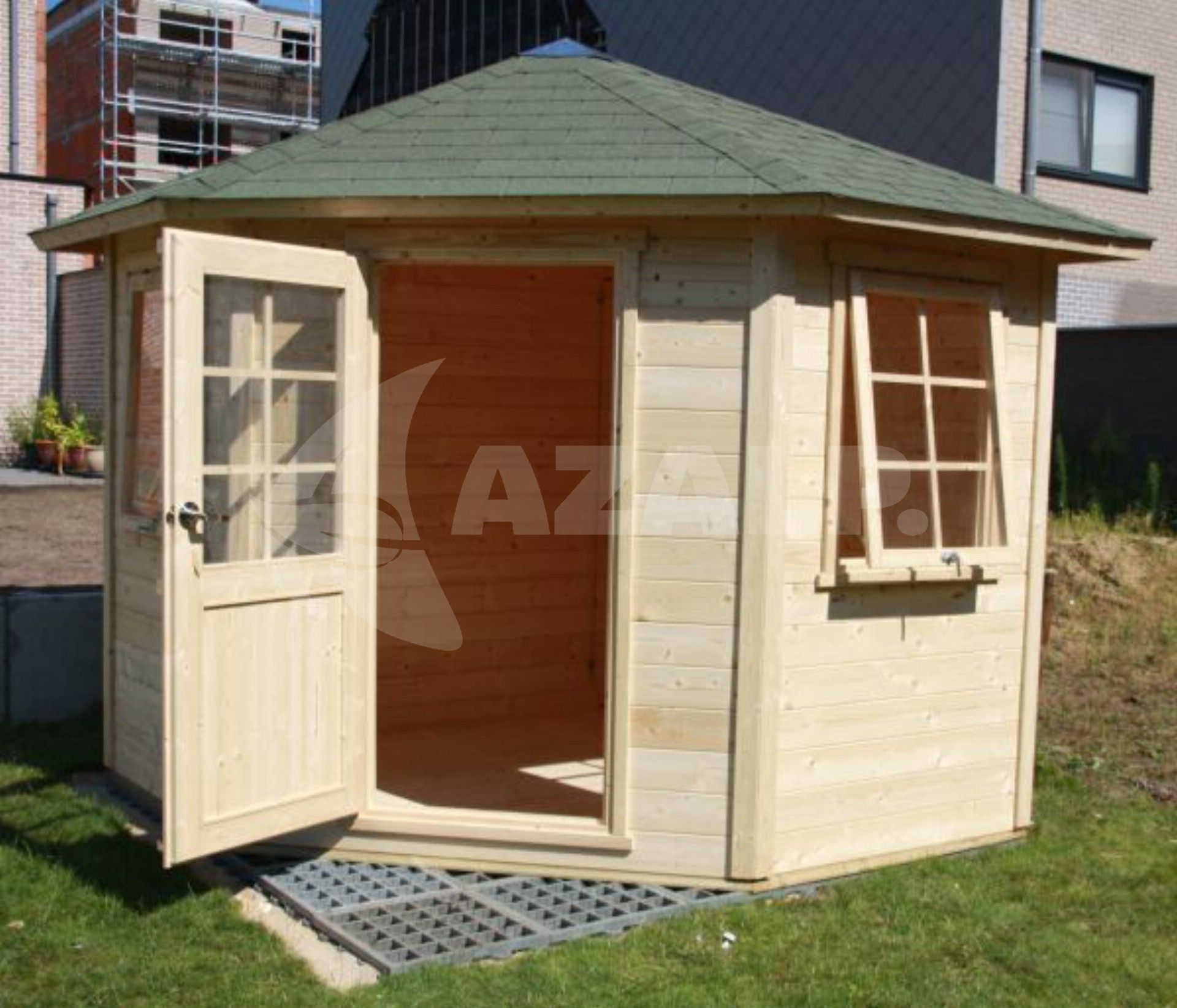 Fundament-Losung für Blockhfütten 41 m2* kaufen bei Azalp.de
