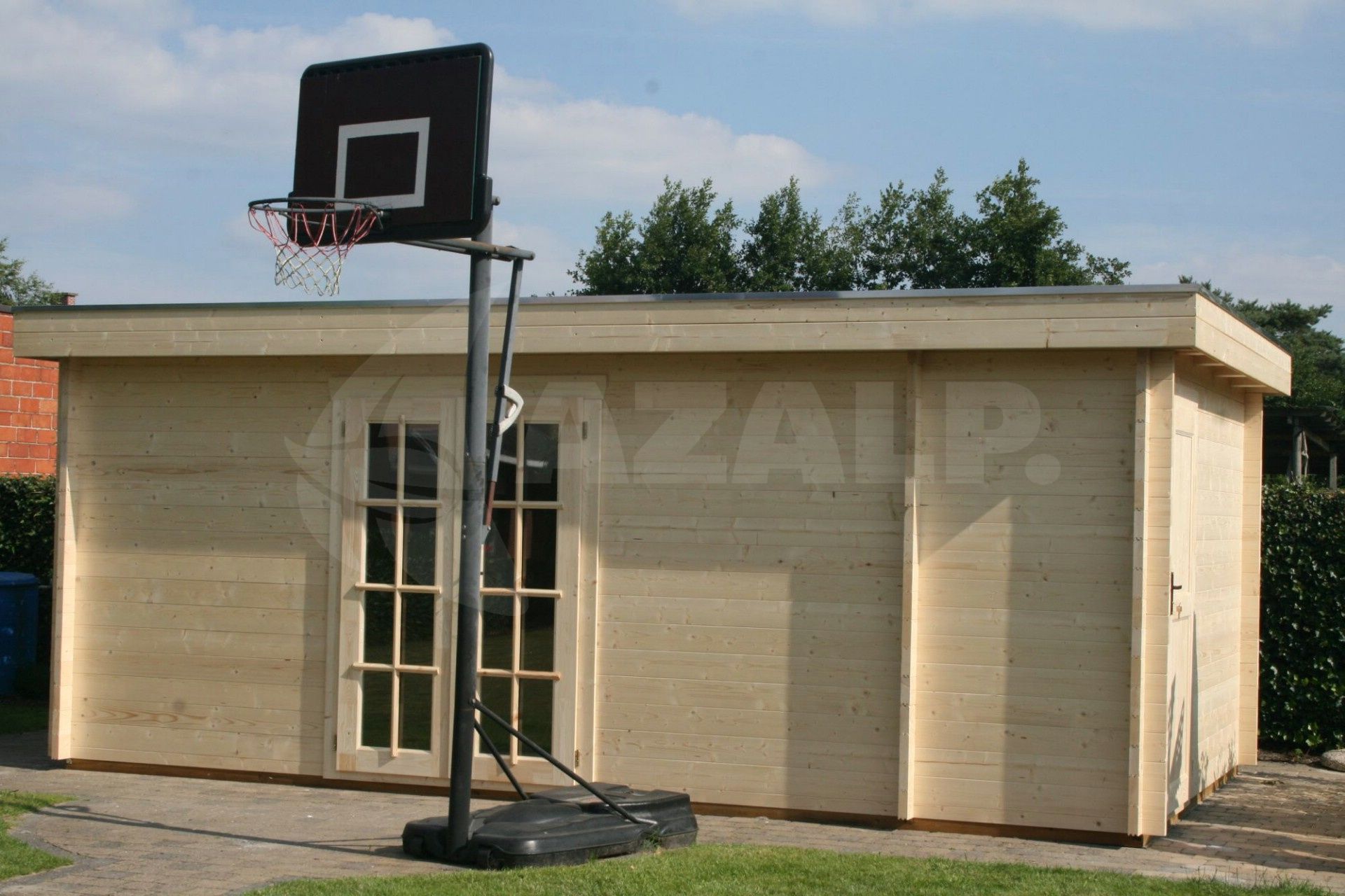 Azalp Blockhaus Lars 450x300 cm kopen bij Azalp.nl